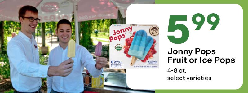 Jonny Pops Fruit or Ice Pops