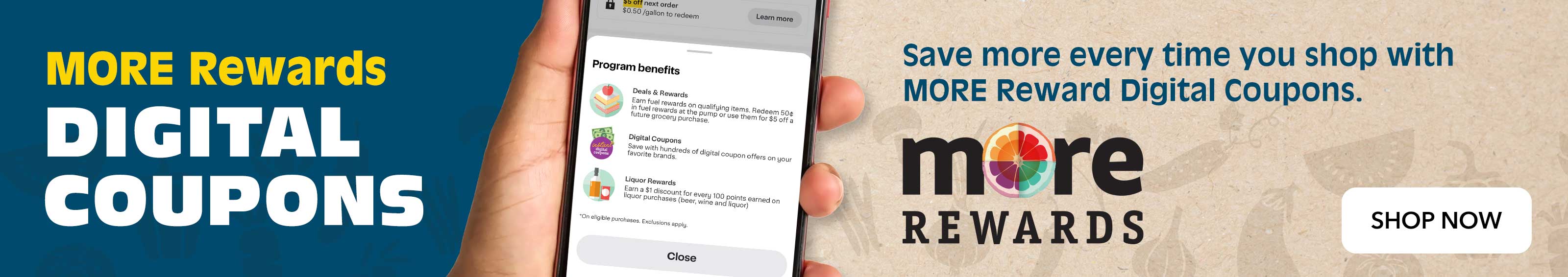 MORE Rewards Digital Coupons