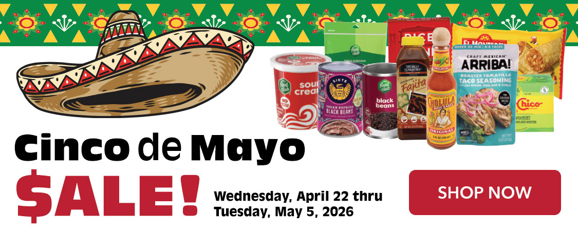 Cinco de Mayo Sale!