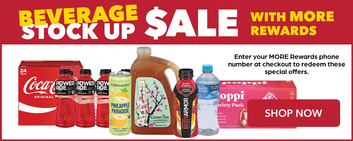 Beverage Stock Up Sale