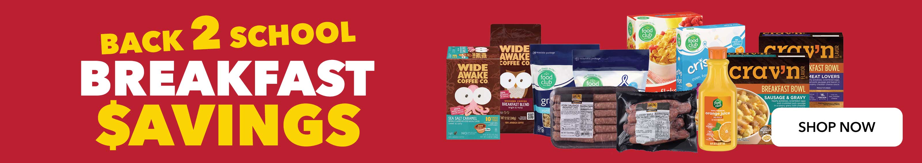 Back 2 School Breakfast Savings