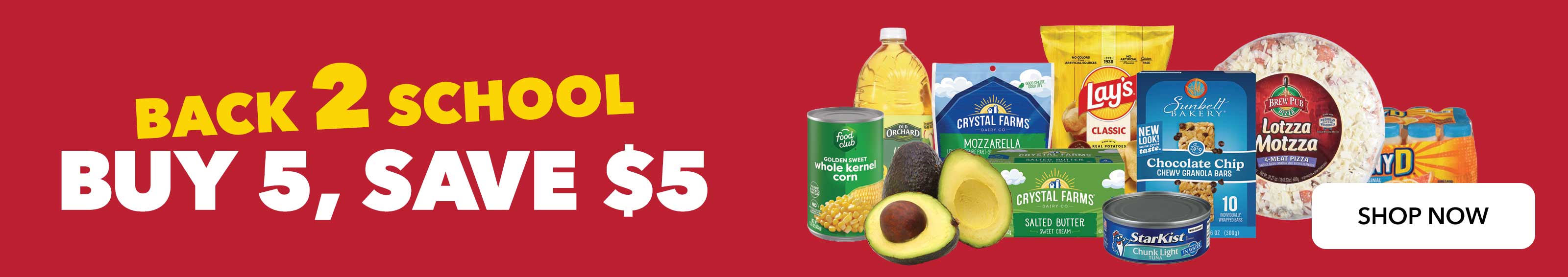 Back 2 School - Buy 5 Save $5
