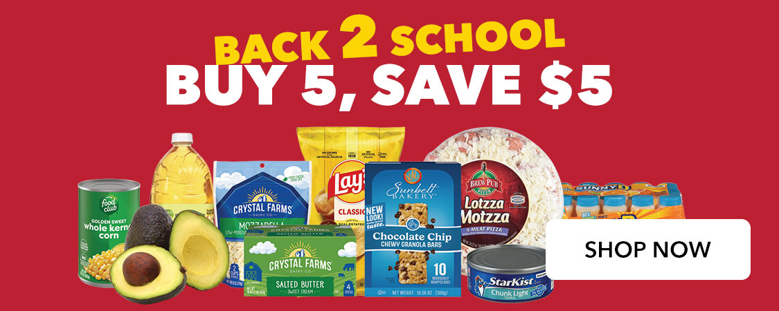 Back 2 School - Buy 5 Save $5