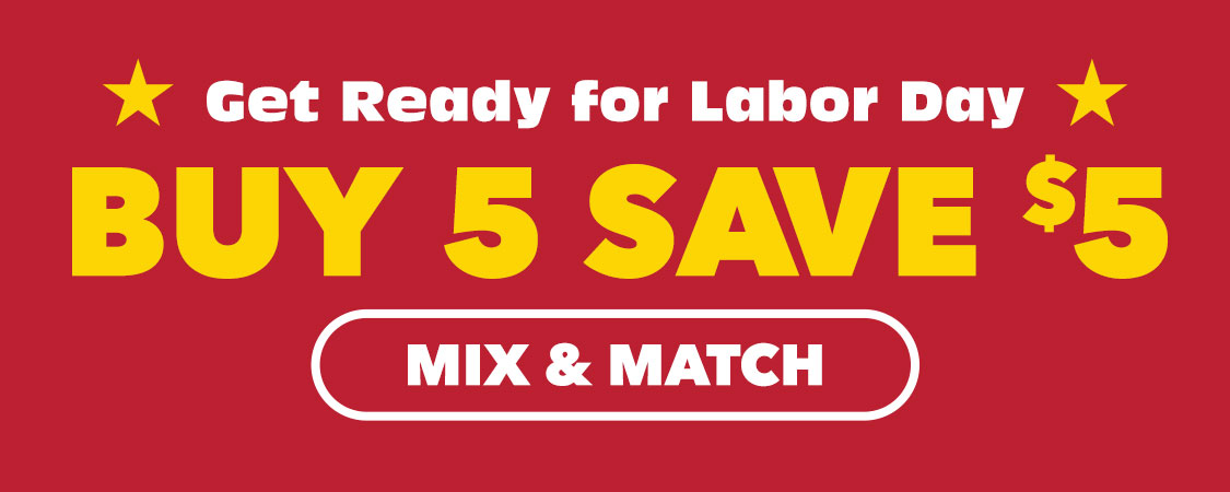 Buy 5 Save $5