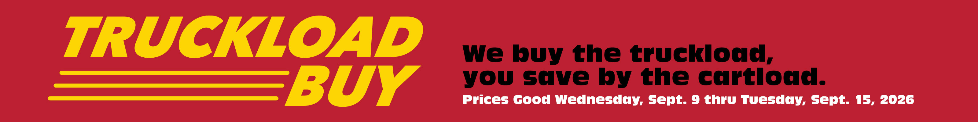 Truckload Buy