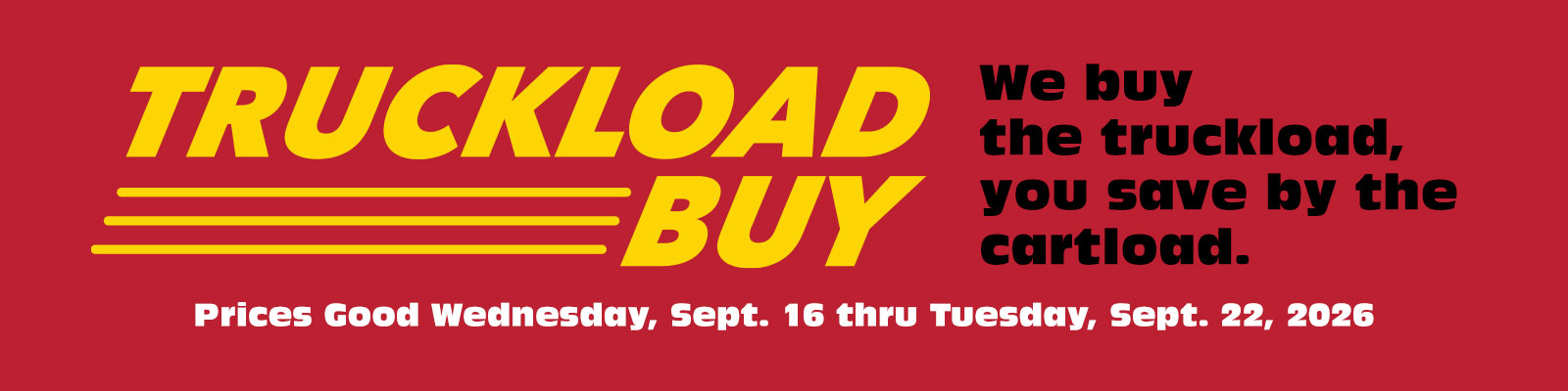 Truckload Buy