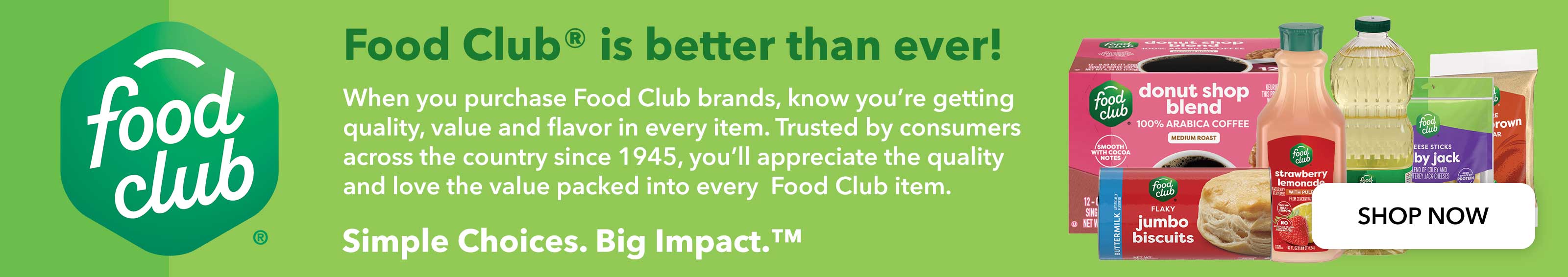 Food Club Products
