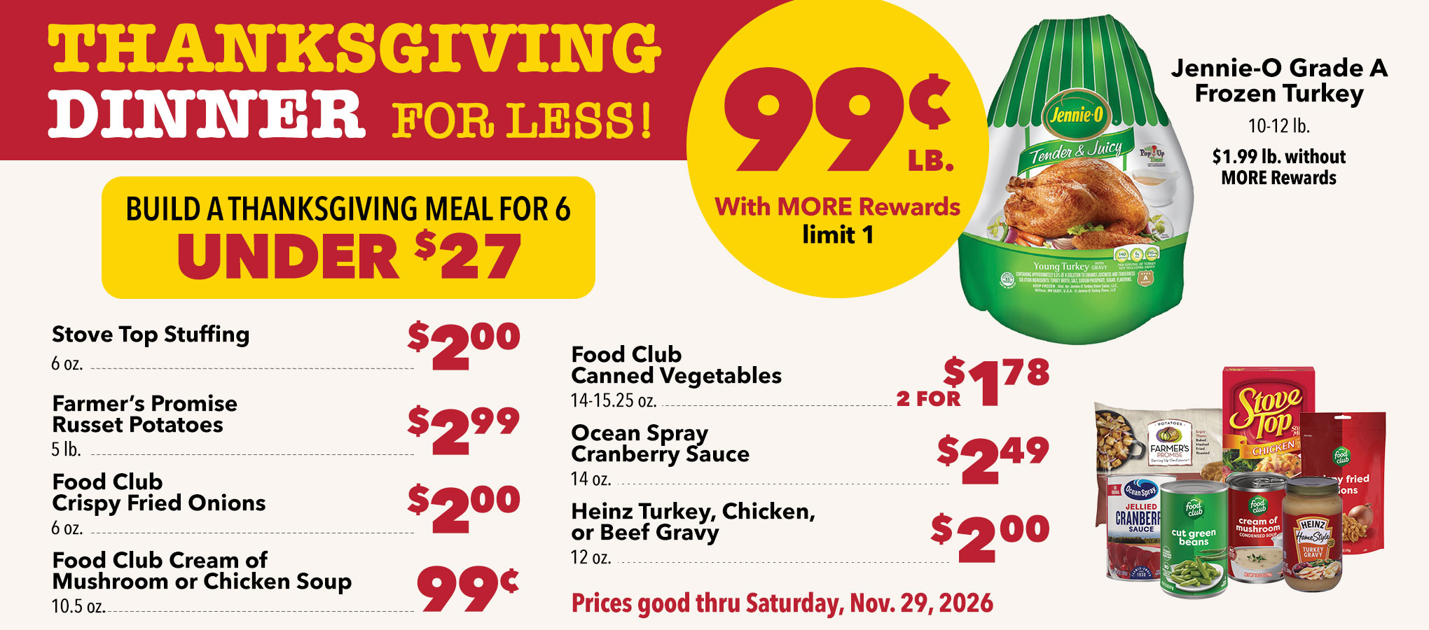 Dinner for Less