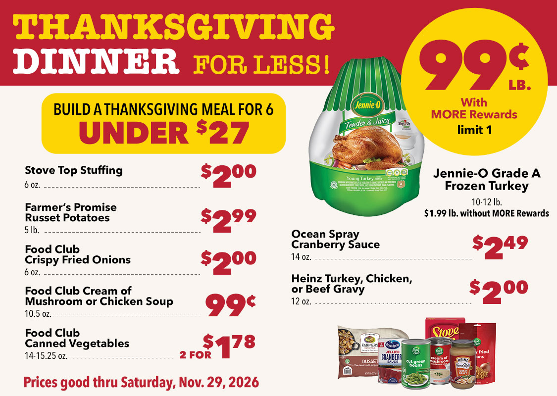 Dinner for Less