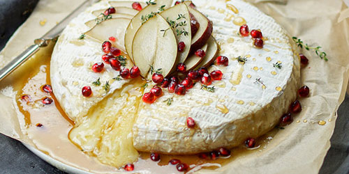 Holiday Baked Brie with Red Anjou Pears