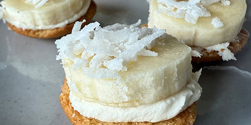 Banana Cream Pie Bites