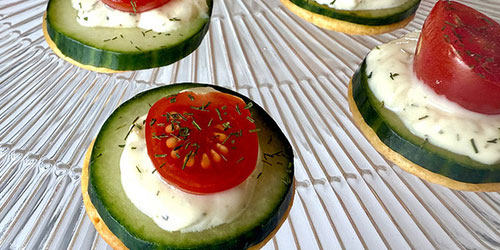 Cucumber Dill Bites