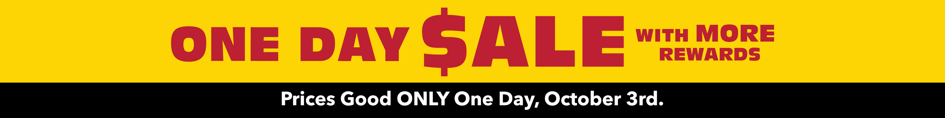 One Day Sale