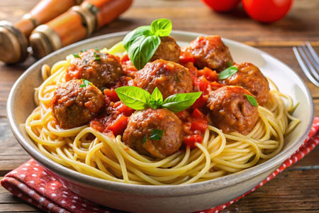 Spaghetti Meatballs