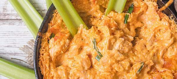 Cottage Cheese Buffalo Chicken Dip