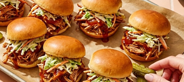Maple & Chipotle Pulled Pork Sliders