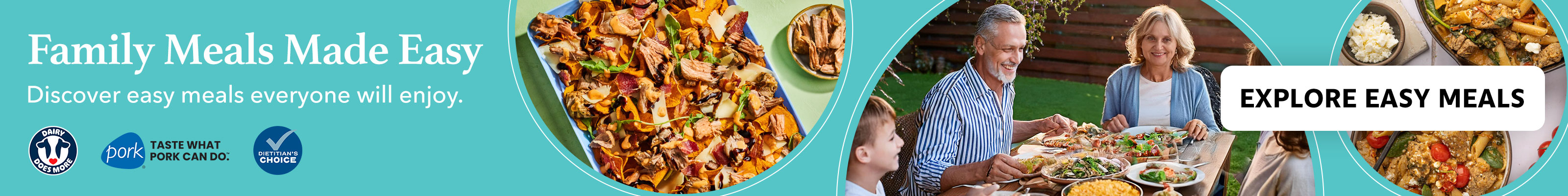 Family Meals Made Easy. Discover easy meals everyone will enjoy.