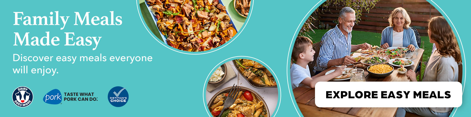 Family Meals Made Easy. Discover easy meals everyone will enjoy.