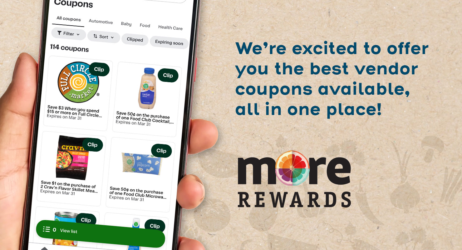 MORE Digital Coupons