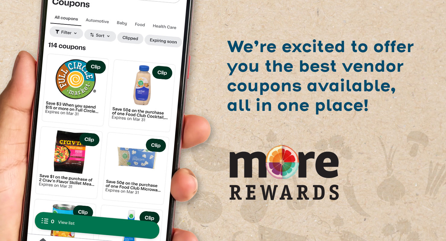 MORE Digital Coupons