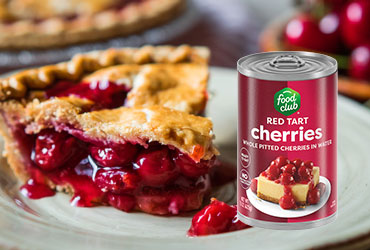 Food Club Red Tart Whole Pitted Cherries In Water