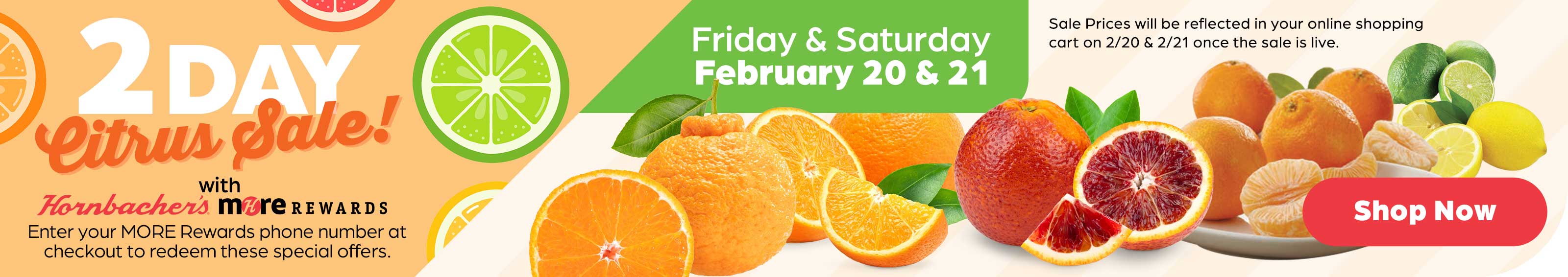 2 Day Citrus Sale with Hornbacher's MORE Rewards - February 20 & 21 Only