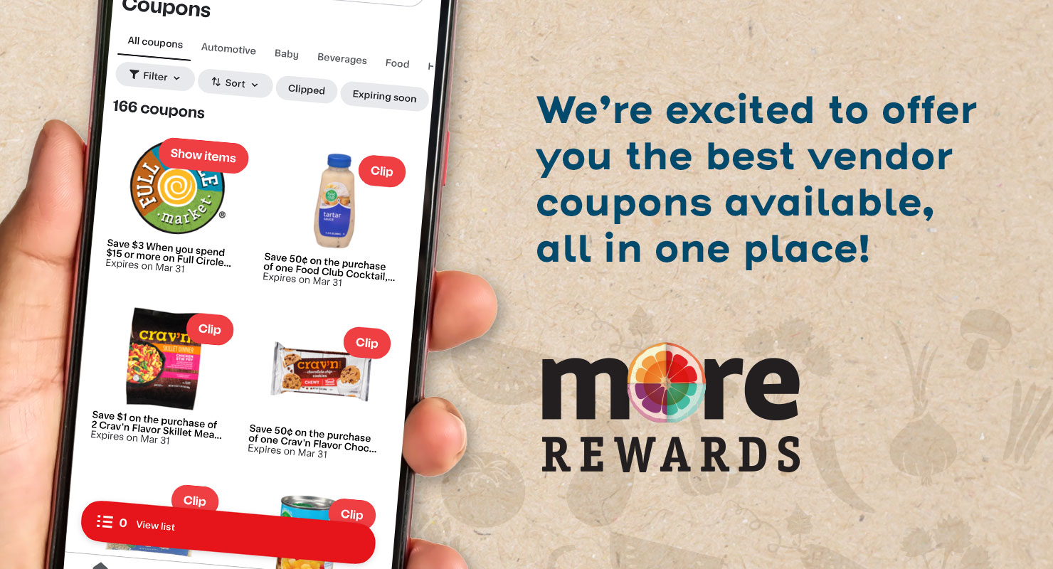 MORE Digital Coupons