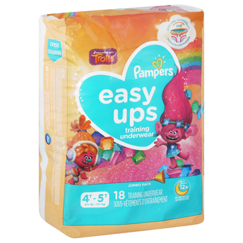 Save on Pampers Trolls Easy Ups 3T-4T Training Underwear Girls 30-40 lbs  Order Online Delivery
