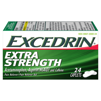 Excedrin Caplets Extra Strength Pain Reliever/Pain Reliever Aid