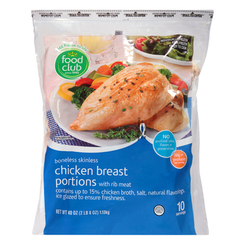 Chicken Breast, Boneless Small Cut PCS .200 –.250 GM - Online Grocery  Shopping