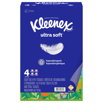 Kleenex Ultra Soft 3-Ply Tissues