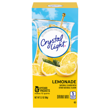 Crystal Light Pitcher Packets Lemonade Drink Mix