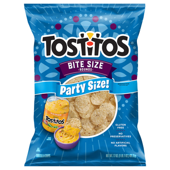 Tostitos Party Size Bite Size Tortilla Chips