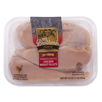 Four Brothers Boneless Skinless Chicken Breast Fillets