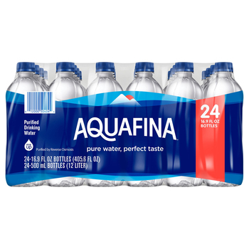 Aquafina Purified Drinking Water 24/16.9 oz. Bottles