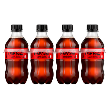Coca Cola Zero Calorie Cola - 8/12 oz. Bottles