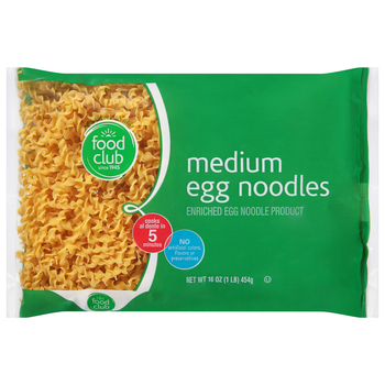 Food Club Medium Egg Noodles Enriched Egg Noodle Product