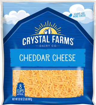 Crystal Farms Shredded Cheddar Cheese