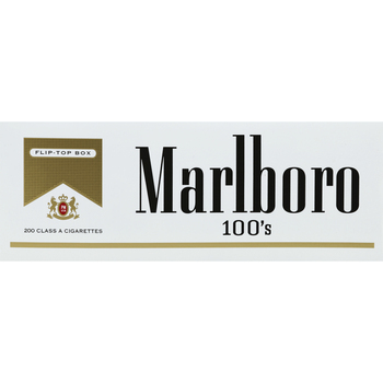 Marlboro Gold 100s Box Cigarettes - Carton