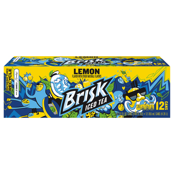 Brisk Lemon Iced Tea 12 Oz Cans