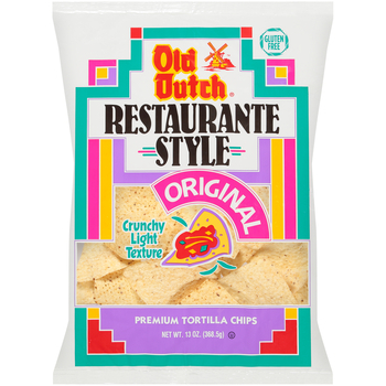 Old Dutch Restaurante Style Original Premium Tortilla Chips