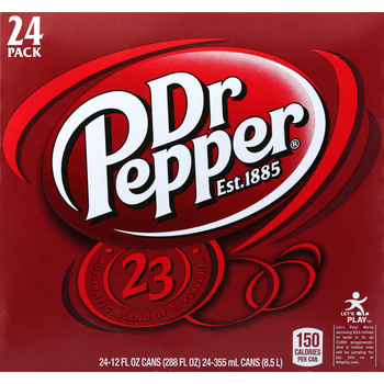 Dr Pepper Soda - 24/12 Oz. Cans