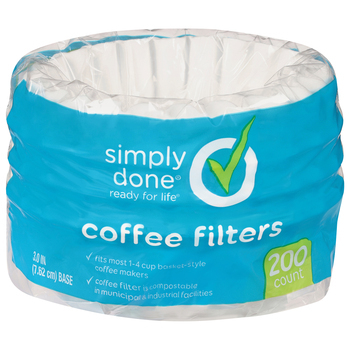 Simply Done 1 4 Cup Coffee Filters