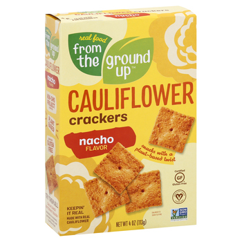 From the Ground Up Nacho Flavor Cauliflower Crackers