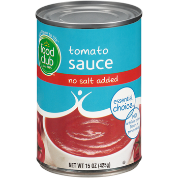 Tomato Sauce - No Salt Added