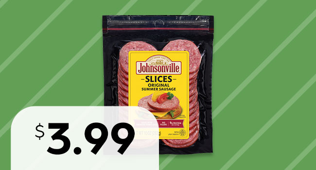Johnsonville Sausage Chub or Slices