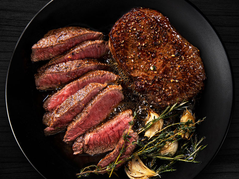 Juicy steak
