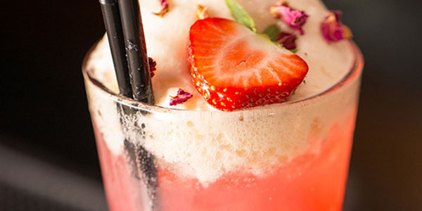 Strawberries and Cream Dirty Soda Recipe