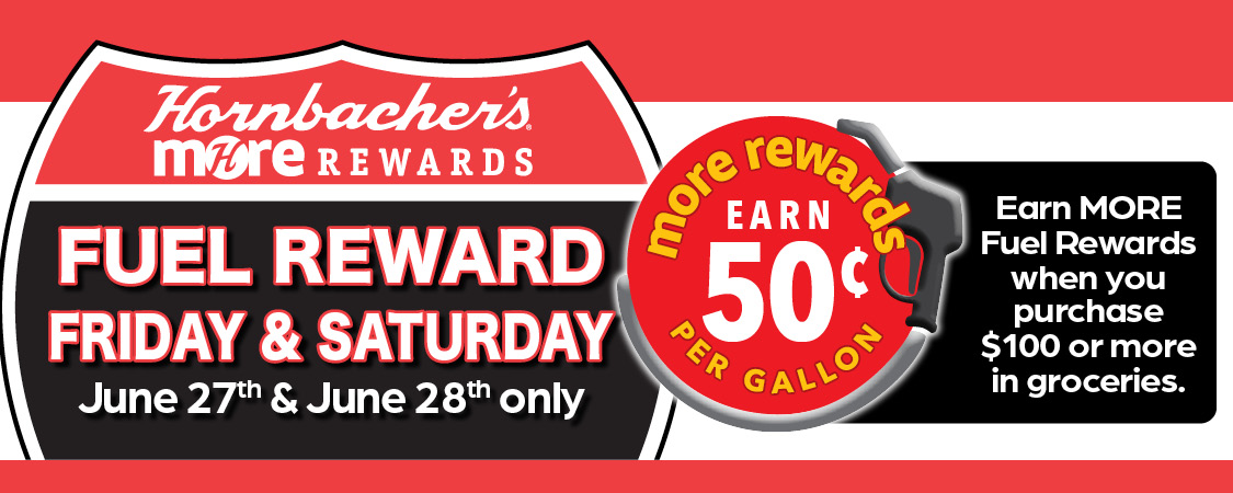 Earn 50¢ when you spend $100 or more with MORE Rewards
