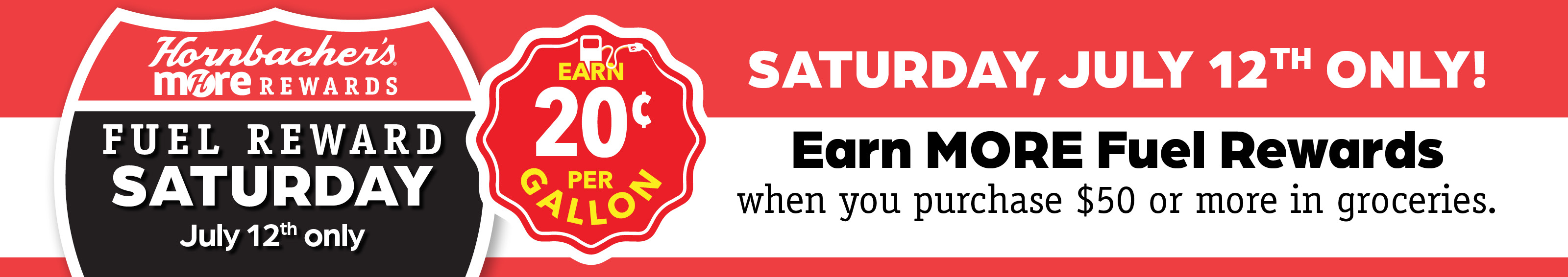 Earn 20¢ when you spend $50 or more with MORE Rewards